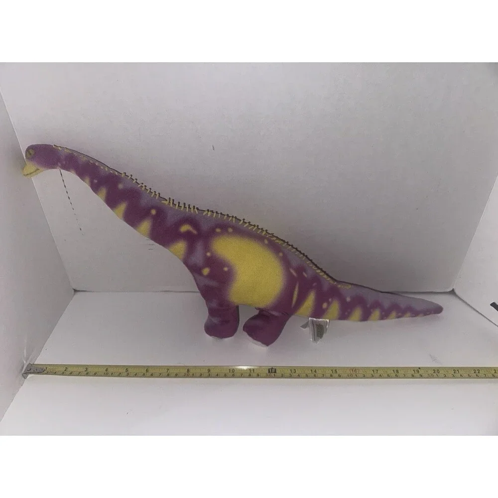 Dino Dan Fiesta Brachiosaurus Plush 24” Purple Yellow Nick Jr Rare 2012